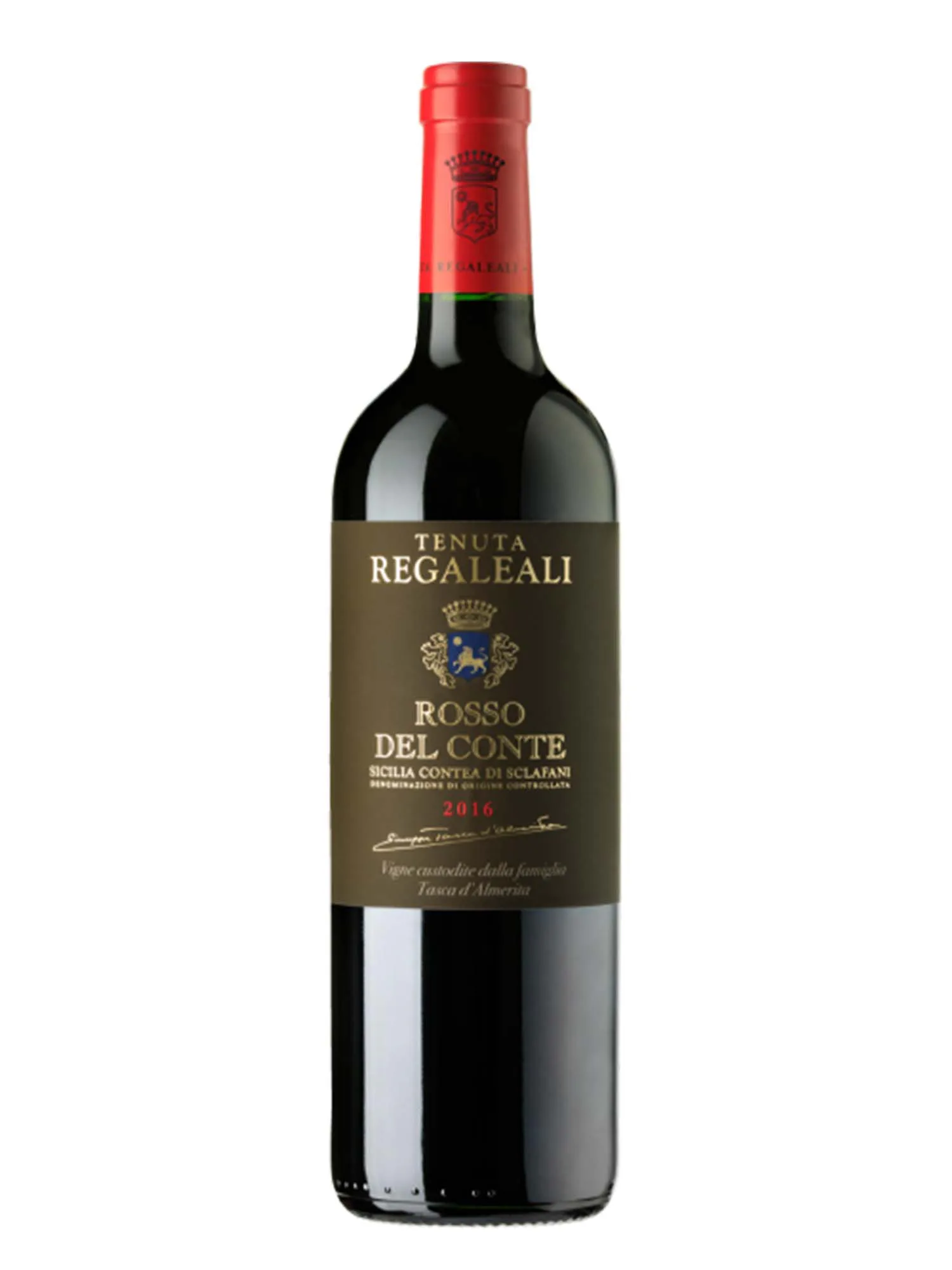 Bottiglia di Rosso del Conte Tasca d'Almerita